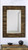 Majestic Mirror & Frame 2091-B Natural Wood Overall size 30 x 42 Decorative Framed Mirrors & Art Mixed Me" Diameter