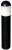 Endeavor Lighting ENBORWQ AM AmberLED Apollo Round Dome Bollard SoftLED LumaLens
