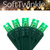 Wintergreen Corporation 78782 50 5mm Green SoftTwinkle TM LED Christmas Lights, Green Wire, 4" Spacing