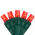 Wintergreen Corporation 20354 70 5mm Red LED Christmas Lights, Green Wire, 4" Spacing