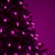 WGC-20323 - C6 Pink LED Christmas Lights, 70 Lights, 24', Green Wire, 4" Spacing - Wintergreen Corporation