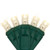 Wintergreen Corporation 22009 35 5mm Warm White Twinkle LED Christmas Lights, Green Wire, 4" Spacing