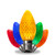 Wintergreen Corporation 78307 C7 Multicolor Kringle Traditions LED Bulbs