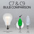 WGC-72624 - C7 Green LED OptiCore Bulbs, 25-Pack - Wintergreen Corporation