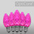 WGC-72633 - C7 Pink LED OptiCore Bulbs, 25-Pack - Wintergreen Corporation