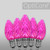Wintergreen Corporation 72633 C7 Pink OptiCore LED Bulbs