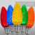 WGC-78281 - C9 Multicolor LED OptiCore Twinkle Bulbs, 25-Pack - Wintergreen Corporation