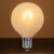 Wintergreen Corporation 76826 G50 Satin Glass Warm White FlexFilament Globe Light LED Edison Bulbs , E12 - Candelabra Base
