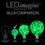 WGC-79477 - G50 Green LEDimagine Fairy Light Bulbs, E17 Intermediate Base, 5-Pack - Wintergreen Corporation