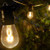 Wintergreen Corporation 80972 45' Warm White FlexFilament LED Patio String Light Set with 15 S14 Bulbs on Black Wire