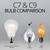 WGC-80643 - C7 Cool White LED FlexFilament Satin Glass Bulbs, 5-Pack - Wintergreen Corporation