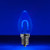 Wintergreen Corporation 80641 C7 Transparent Shatterproof Blue FlexFilament LED Bulbs