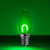 Wintergreen Corporation 80645 C7 Transparent Shatterproof Green FlexFilament LED Bulbs