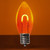WGC-80631 - C9 Amber LED FlexFilament Transparent Shatterproof Bulbs, 5-Pack - Wintergreen Corporation