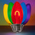 WGC-80649 - C9 Multicolor LED FlexFilament Transparent Shatterproof Bulbs, 5-Pack - Wintergreen Corporation