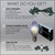 WGC-81380 - C9 Cool White LED FlexFilament Commercial Shatterproof Vintage Christmas Lights, 15 Lights, 15', Green Wire, 12" Spacing - Wintergreen Corporation