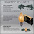 WGC-81398 - C9 Warm White LED FlexFilament Commercial Shatterproof Vintage Christmas Lights, 50 Lights, 50', Green Wire, 12" Spacing - Wintergreen Corporation