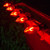 WGC-81388 - C9 Red LED FlexFilament Commercial Shatterproof Vintage Christmas Lights, 50 Lights, 50', Green Wire, 12" Spacing - Wintergreen Corporation