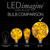 WGC-78465 - G125 Gold LEDimagine Fairy Light Bulbs - Wintergreen Corporation
