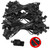 WGC-78547 - C9 E17 Intermediate Light Stringer, 5 Amp SPT1W, 10', Black Wire, 12" Spacing - Wintergreen Corporation
