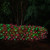 WGC-76399 - 4'x6' Mini Purple/Green Incandescent Christmas Net Lights, 150 Lights, Black Wire - Wintergreen Corporation