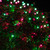 WGC-76399 - 4'x6' Mini Purple/Green Incandescent Christmas Net Lights, 150 Lights, Black Wire - Wintergreen Corporation