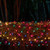 WGC-18765 - 4'x8' Mini Multicolor Incandescent Christmas Net Lights, 200 Lights, Green Wire - Wintergreen Corporation