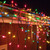 WGC-17600 - Mini Multicolor Incandescent Icicle Lights, 150 Lights, 8.5', Green Wire, 3" Spacing - Wintergreen Corporation