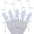 WGC-20351 - M5 Cool White LED Icicle Lights, 70 Lights, 7.5', White Wire, 3" Spacing - Wintergreen Corporation
