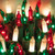 WGC-18750 - Mini Multicolor Incandescent Commercial 100, Lamp Lock, 50.5', Green Wire, 6" Spacing - Wintergreen Corporation