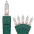 Wintergreen Corporation 74338 50 PureLock TM Clear Christmas Mini Lights, Green Wire, 8" Spacing
