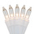 WGC-74470 - Mini Clear Incandescent Standard Lights, 50 Lights, 17', White Wire, 4" Spacing - Wintergreen Corporation