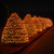 WGC-15190 - Mini Amber Incandescent Standard Orange Lights, 50 Lights, 25.5', Green Wire, 6" Spacing - Wintergreen Corporation