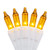 Wintergreen Corporation 74478 50 Gold Mini Lights, White Wire, 4" Spacing