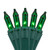Wintergreen Corporation 15194 50 Green Mini Lights, Green Wire, 6" Spacing