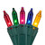 Wintergreen Corporation 74482 50 Multi Color Mini Lights, Green Wire, 4" Spacing