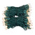 WGC-15203 - Mini Clear Incandescent Standard Lights, 100 Lights, 50.5', Green Wire, 6" Spacing - Wintergreen Corporation