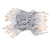 WGC-15198 - Mini Clear Incandescent Standard Lights, 100 Lights, 21.1', White Wire, 2.5" Spacing - Wintergreen Corporation