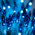 WGC-17523 - Mini Blue Incandescent Standard Lights, 100 Lights, 21.1', White Wire, 2.5" Spacing - Wintergreen Corporation