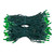 WGC-15206 - Mini Green Incandescent Standard Lights, 100 Lights, 50.5', Green Wire, 6" Spacing - Wintergreen Corporation