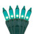 Wintergreen Corporation 15210 100 Teal Mini Lights, Green Wire, 6" Spacing