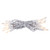 WGC-15180 - Mini Clear Incandescent Standard Craft Lights, 20 Lights, 8.3', White Wire, 4" Spacing - Wintergreen Corporation