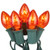 Wintergreen Corporation 67237 Amber C7 Lights on Green Wire