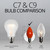 WGC-15113 - C7 Orange Incandescent Opaque, 5 Watt Light Bulbs, 25-Pack - Wintergreen Corporation