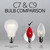 WGC-15118 - C7 Red Incandescent Opaque, 5 Watt Light Bulbs, 25-Pack - Wintergreen Corporation