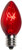Wintergreen Corporation 15127 C7 Red Triple Dipped Transparent Bulbs