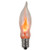 Wintergreen Corporation 17471 C7 Flicker Flame Orange Transparent Bulbs