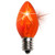 Wintergreen Corporation 17448 C7 Twinkle Amber / Orange Triple Dipped Transparent Bulbs