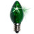 Wintergreen Corporation 7767 C7 Twinkle Green Triple Dipped Transparent Bulbs