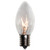 WGC-15142 - C9 Clear Incandescent Transparent, 7 Watt Light Bulbs, 25-Pack - Wintergreen Corporation